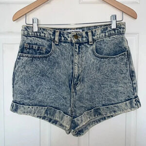 American Apparel Acid Wash Denim Shorts
